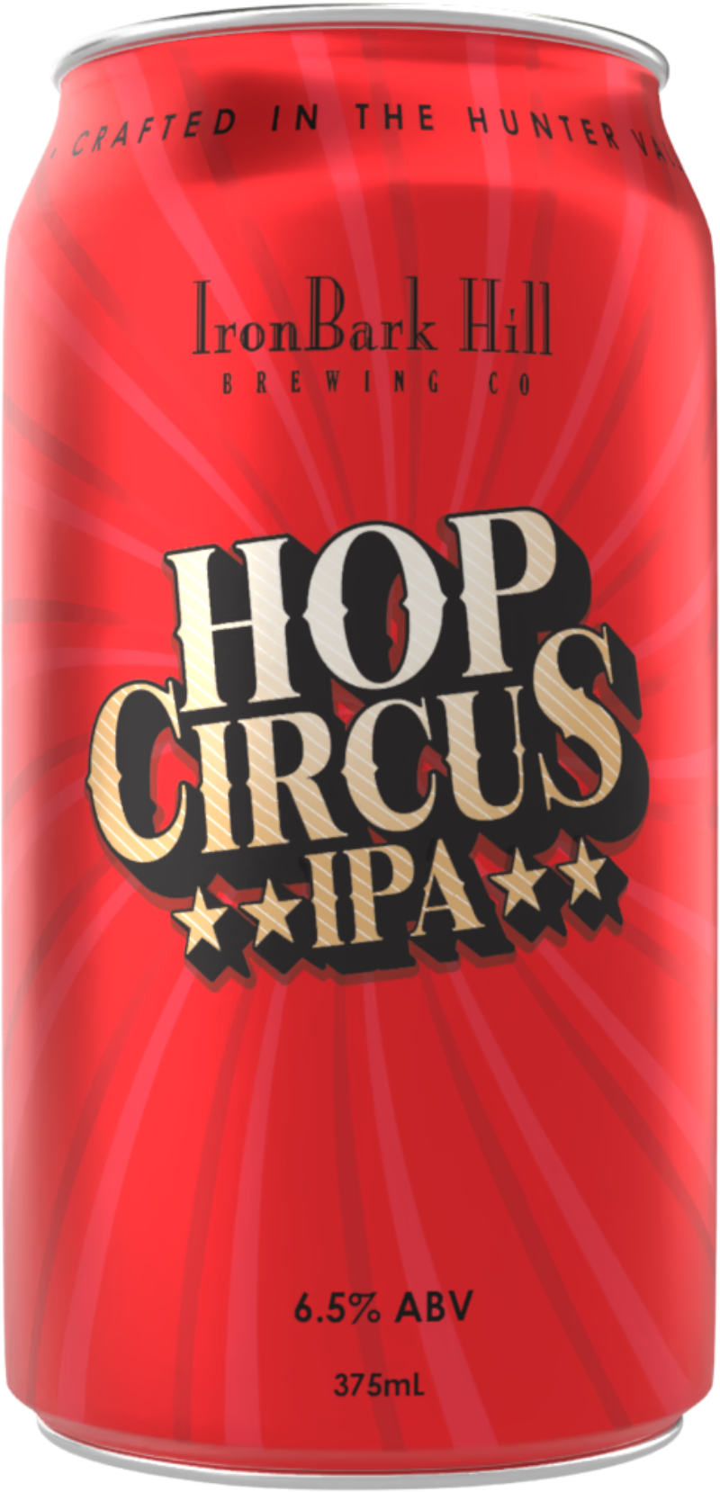 Hop Circus IPA can - IronBark Hill Brewing Co India Pale Ale