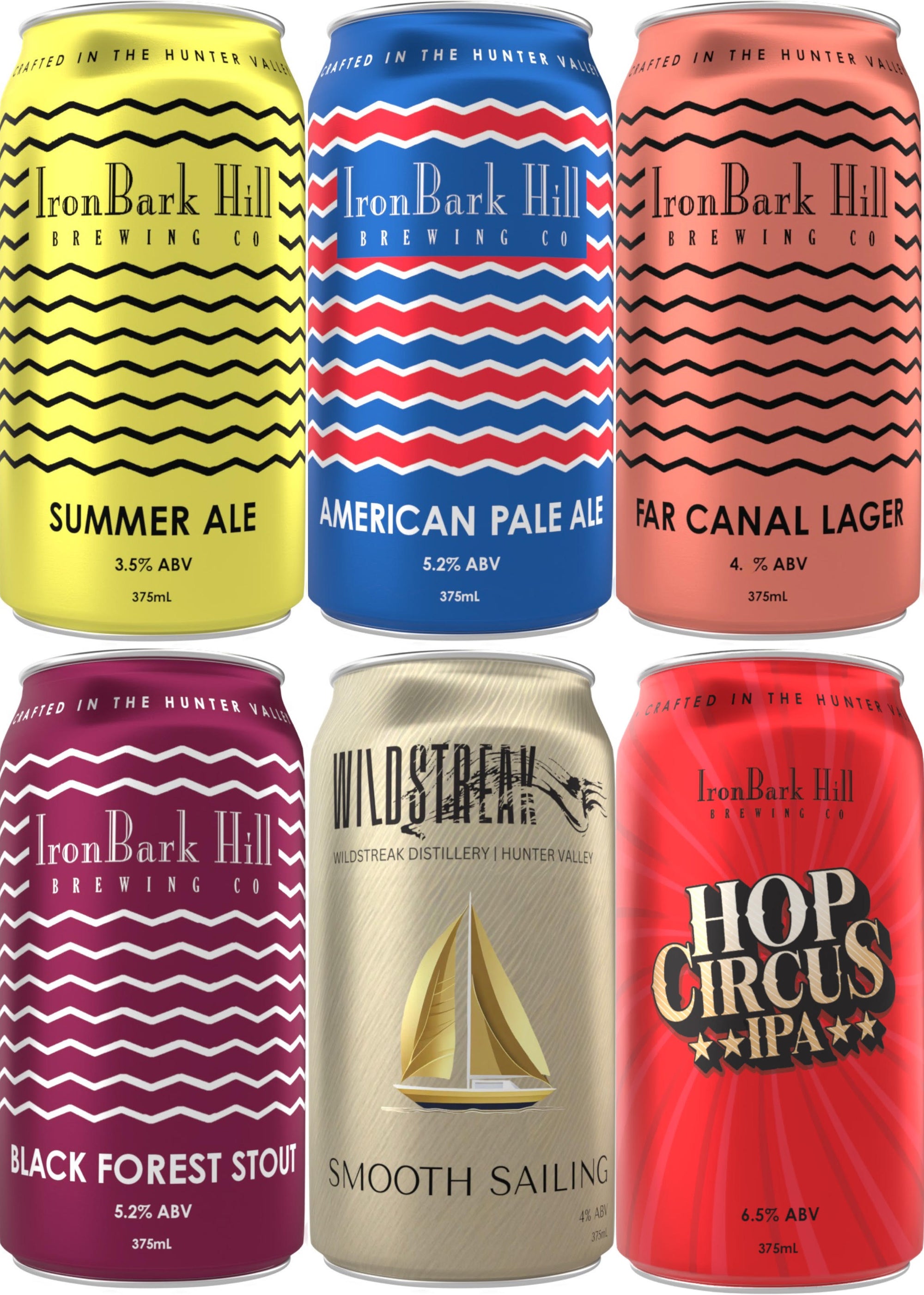IronBark Hill Brewing Co Discovery Pack - mixed craft beer selection from the Hunter Valley