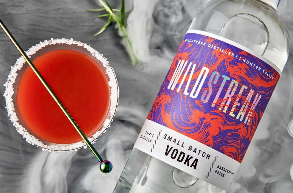 Small Batch Vodka bottle - Wildstreak Distillery small batch vodka